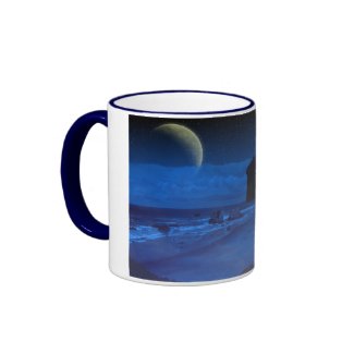 Seascape and Moon mug