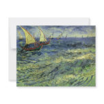 Seascape at Saintes-Maries by Vincent van Gogh Personalized Invitations