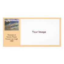 Seascape at Saintes-Maries by Vincent van Gogh photo cards by Ladiebug Seascape at Saintes-Maries by Vincent van Gogh photo cards