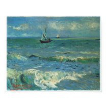 Seascape at Saintes-Maries-de-la-Mer, Van Gogh Poster