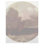 Seascape., English Boyer And Other Ships On A Larg Personalized Letterhead