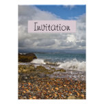 Seascape Party Announcement Invitation