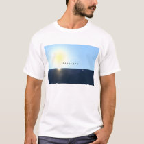 Seascape Tshirt by iindigo Seascape Tshirt