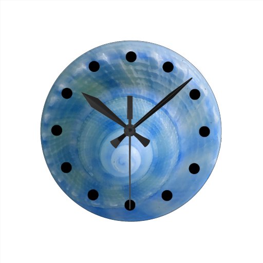 Seashell Bath Set Wall Clock Zazzle