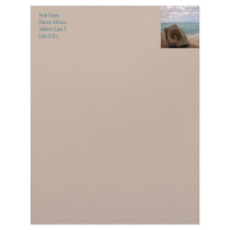 Seashell Beach Paradise Customized Letterhead