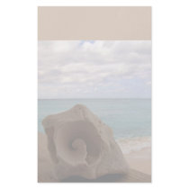 Seashell Beach Paradise Stationery