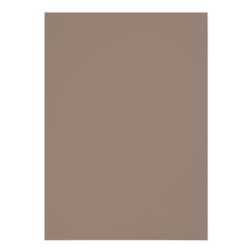 Seashell Border on Brown Weave Wedding Personalized Invitations
