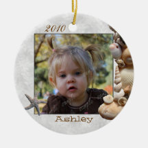 Seashell Frame Photo Ornament