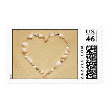 Seashell Heart Postage