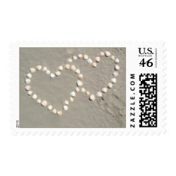 Seashell Heart stamps stamp