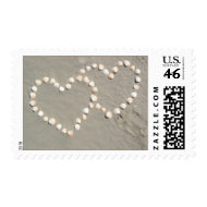 Seashell Heart stamps stamp