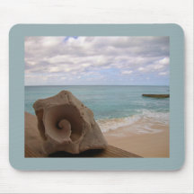 Seashell in Paradise Mousepads