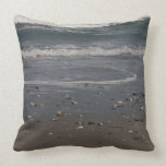 Seashell Littered Beach Pillow pillows