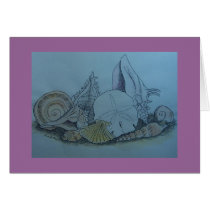 seashell medley cards by artbynina seashell medley cards