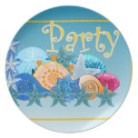 Seashell Medley Party plate
