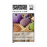 Seashell Our Wedding Postage