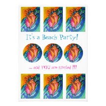 Seashell Party Invitation