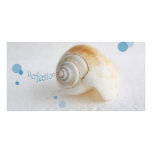 Seashell Perfection Photo Card Template