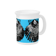 Seashell Sketch Pitcher