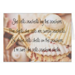 Seashell Tongue Twister Card