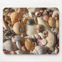 Seashell Variety Tropical Mouse Mat Mouse Pads