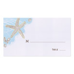 Seashell Wedding Table Place/Seating Card Business Cards