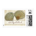 Seashells - beach love postage