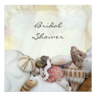 Seashells Bridal Shower Invitations