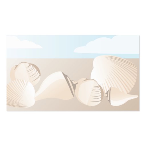 Seashells - Business Business Card (back side)