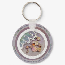 SEASHELLS by SHARON SHARPE keychains