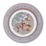 SEASHELLS by THE SEASHORE by SHARON SHARPE Fridge Magnets