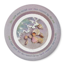 SEASHELLS by THE SEASHORE by SHARON SHARPE magnets by sharonsharpe SEASHELLS by THE SEASHORE by SHARON SHARPE magnets