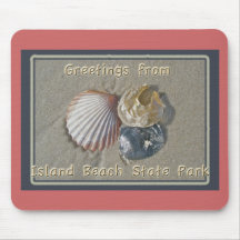Seashells Greetings From IBSP Seaside Park NJ Mouse Pad