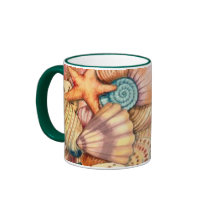 Seashells mugs by shellyjac Seashells mugs