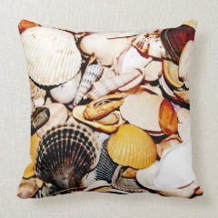 Seashells Pattern Pillow