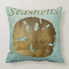 Seashells Pillow, Copyright Karen J Williams