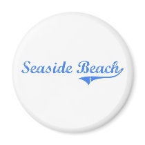 Seaside Beach California Classic Design Refrigerator Magnet