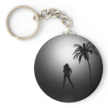 Seaside Beauty At Night Key Chains