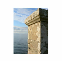 Seaside Castle Wall photo sculptures