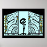 Seaside Deco - Aqua & Yellow - Print/Poster