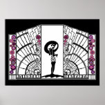 Seaside Deco in White and Pink posters