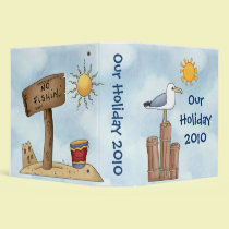 Seaside Holiday binders