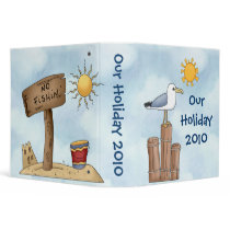 Seaside Holiday binders by RainbowCards Seaside Holiday binders