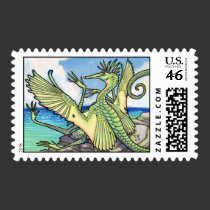 Seaside Postage stamp stamps