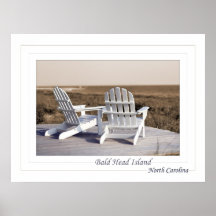 Seaside Relaxation (w/border) Posters