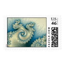 Seaside Triple Twirl Postage Stamp
