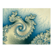 Seaside Triple Twirl Postcard