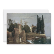 Seaside Villa, Arnold Bocklin 1878 Invite