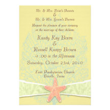Seaside Wedding Invitation