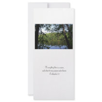 Season Ecclesiastes Lake Forest Bookmark Promotion Rack Card